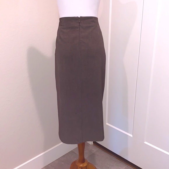 NWOT Covington Brown Skirt - Picture 4 of 13